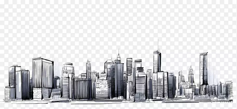 曼哈顿城市：天际线绘制-城市