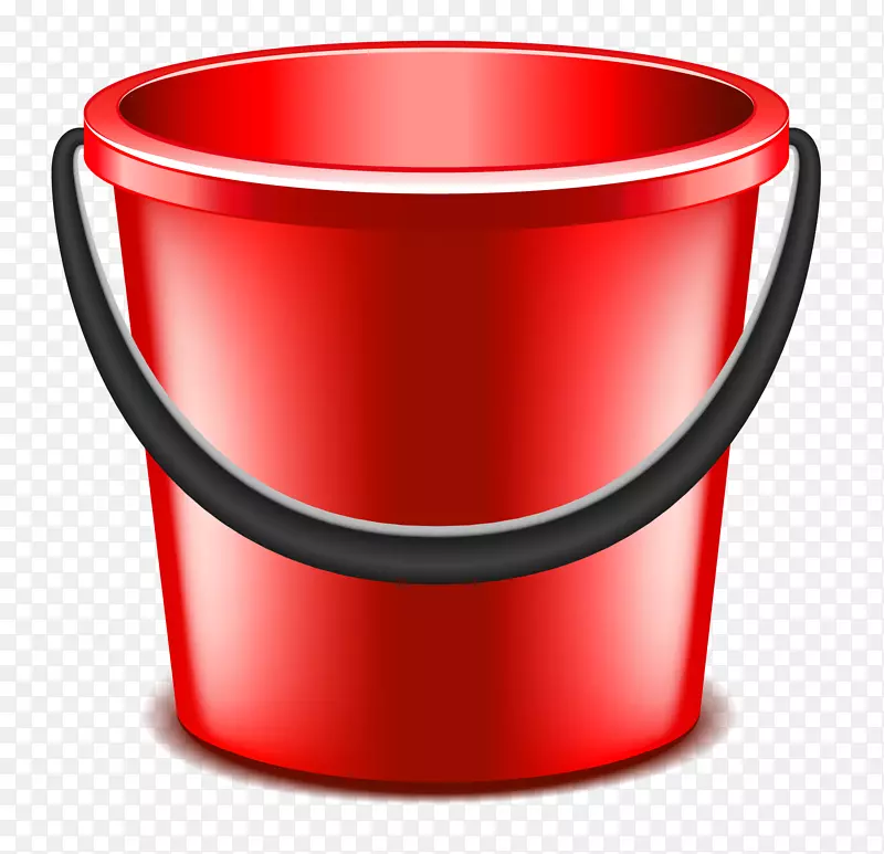 桶红色插图-桶
