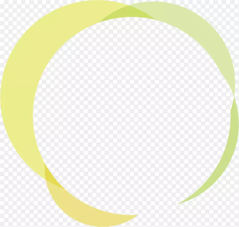 黄色图案-绿色圆形边框