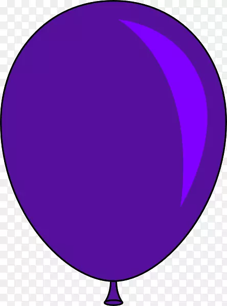 紫色圆圈纯文本无字体气球图像