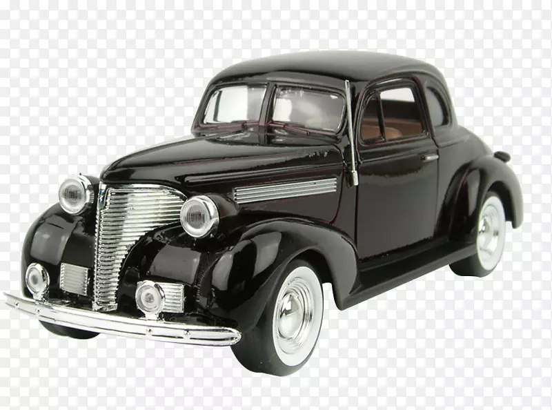 旧式汽车牌号牌-黑色古典车模型