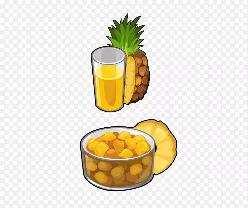 果汁菠萝插图-菠萝饮料