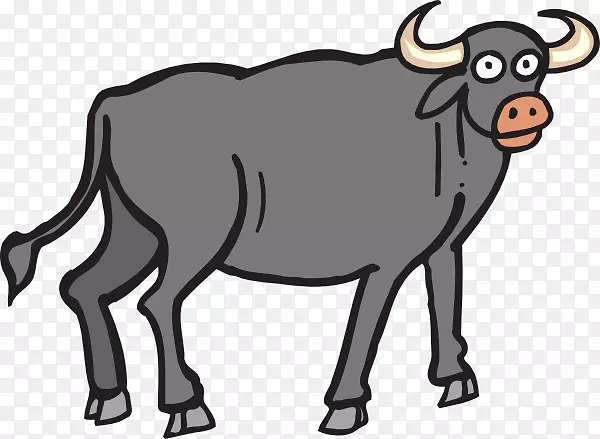 美洲野牛非洲野牛剪贴画-水牛剪贴画