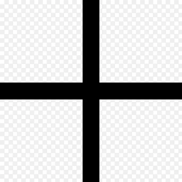 白色黑色图案-交叉轮廓
