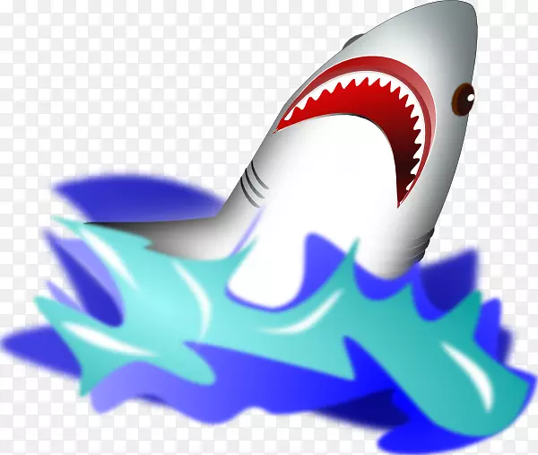 大白鲨攻击剪贴画免费鲨鱼图片