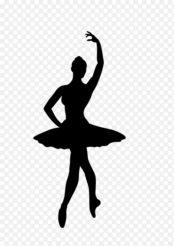 芭蕾舞蹈家芭蕾舞鞋墙贴花-芭蕾，素描，黑白相间