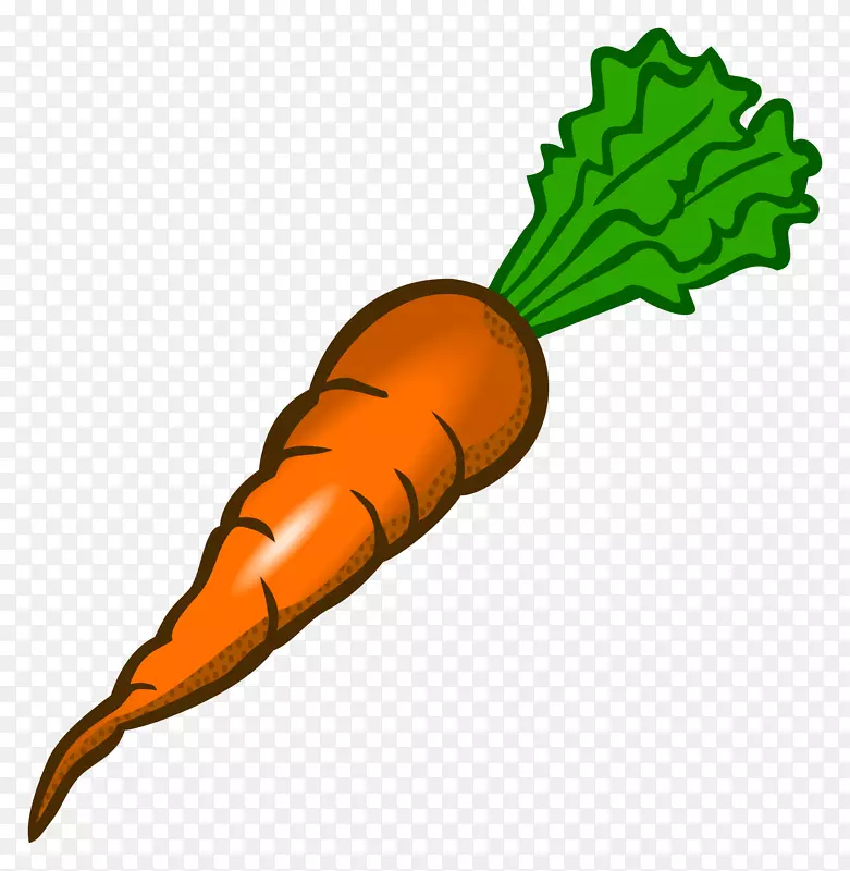胡萝卜蔬菜夹艺术-芹菜棒剪贴画