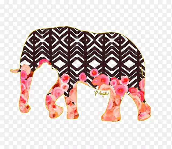 抛枕象垫装饰艺术.大象