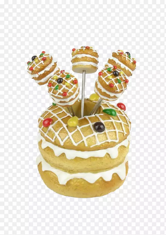 水果蛋糕牛奶月饼生日蛋糕-创意水果叉子蛋糕