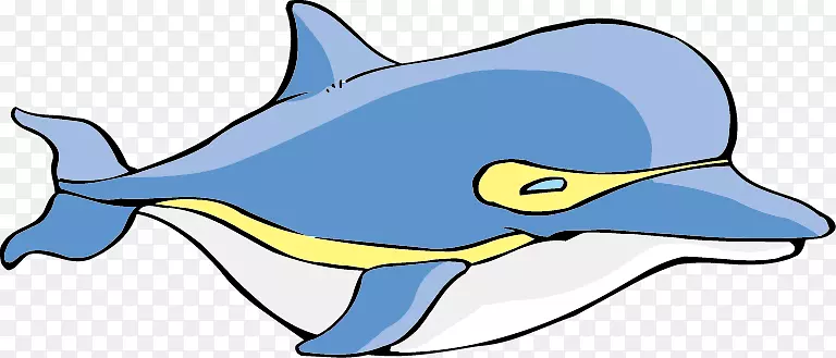 普通宽吻海豚卡通-卡通海豚