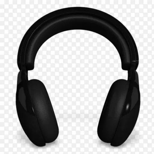 耳机桌面环境耳机图标-黑色耳机