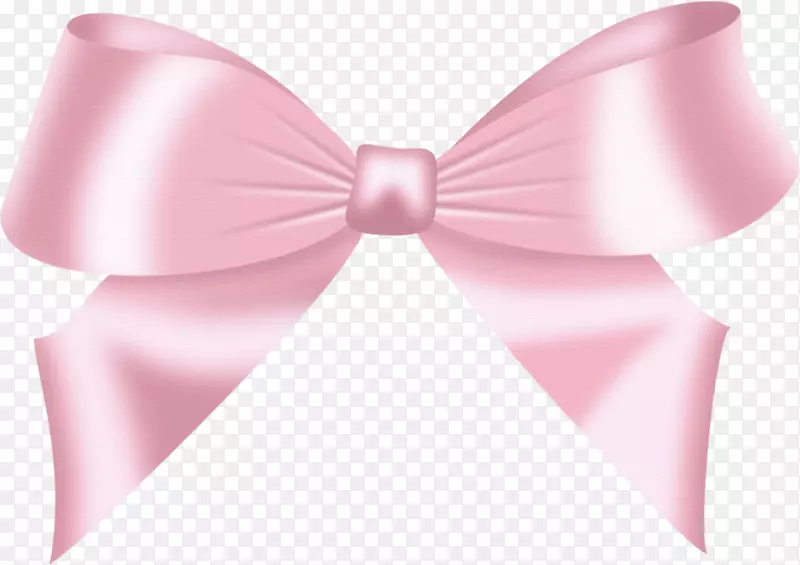 蝴蝶结丝带回形针艺术-粉红色蝴蝶结图片