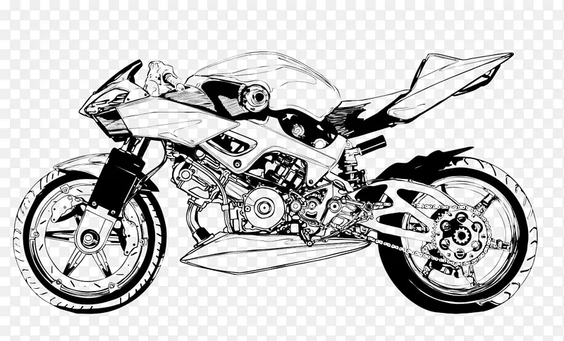 摩托车头盔摩托车剪贴画-摩托车
