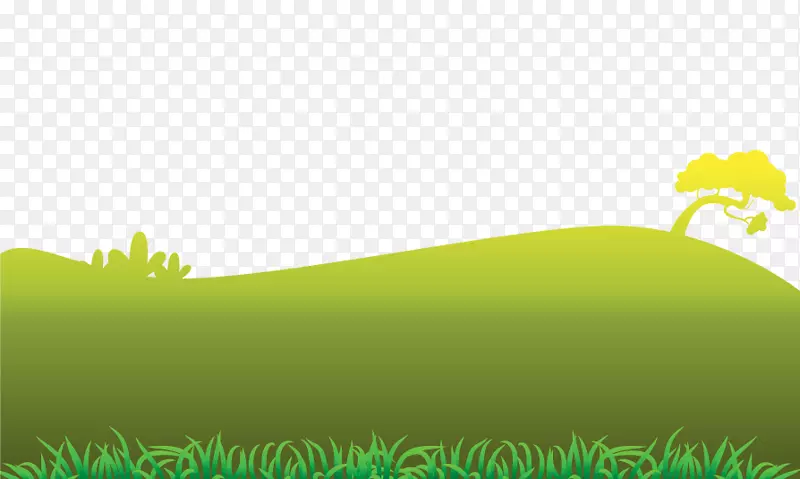 草坪草地插图.绿色草甸草