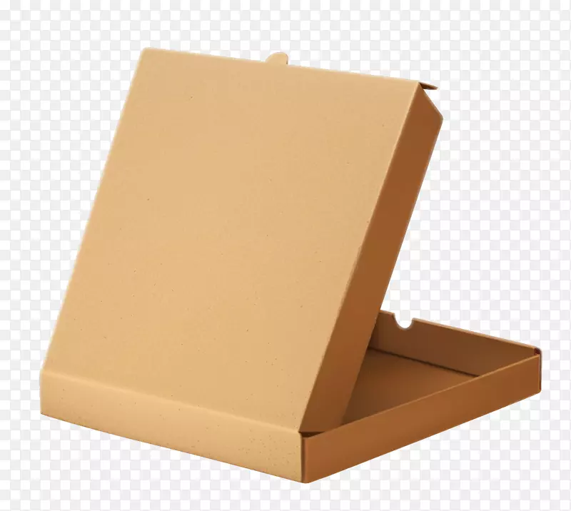 比萨饼盒纸板箱-打开比萨饼盒