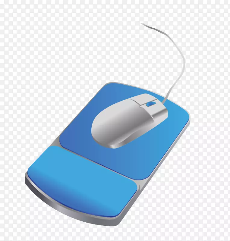 电脑鼠标600鼠标-蓝色鼠标垫