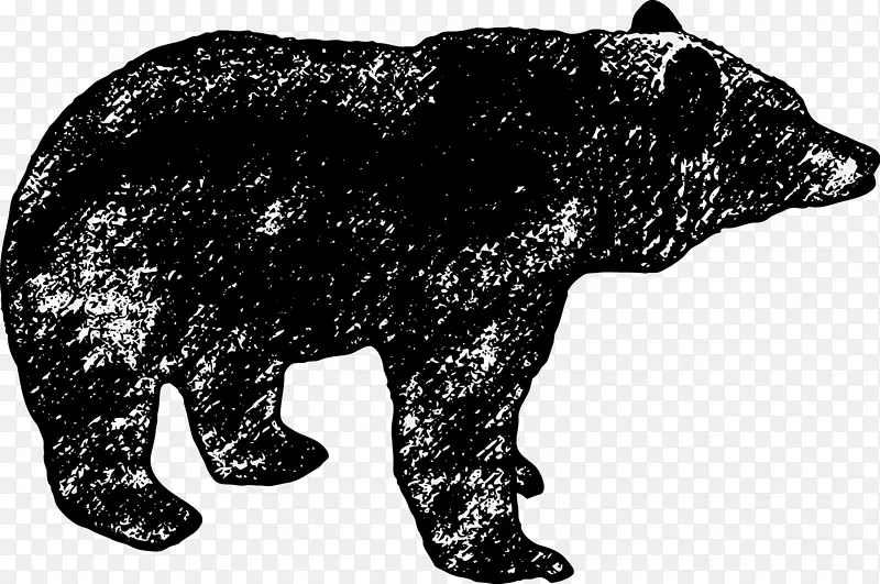 绘制铅笔-黑熊