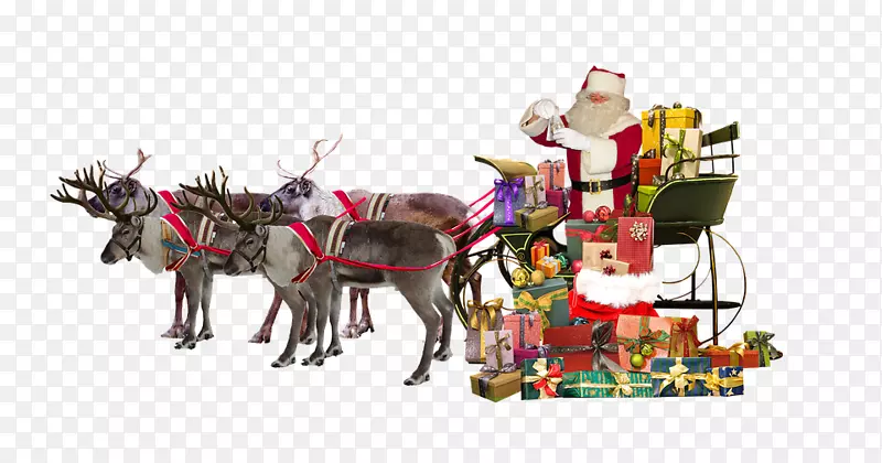 鲁道夫圣诞老人村驯鹿-圣诞老人的驯鹿