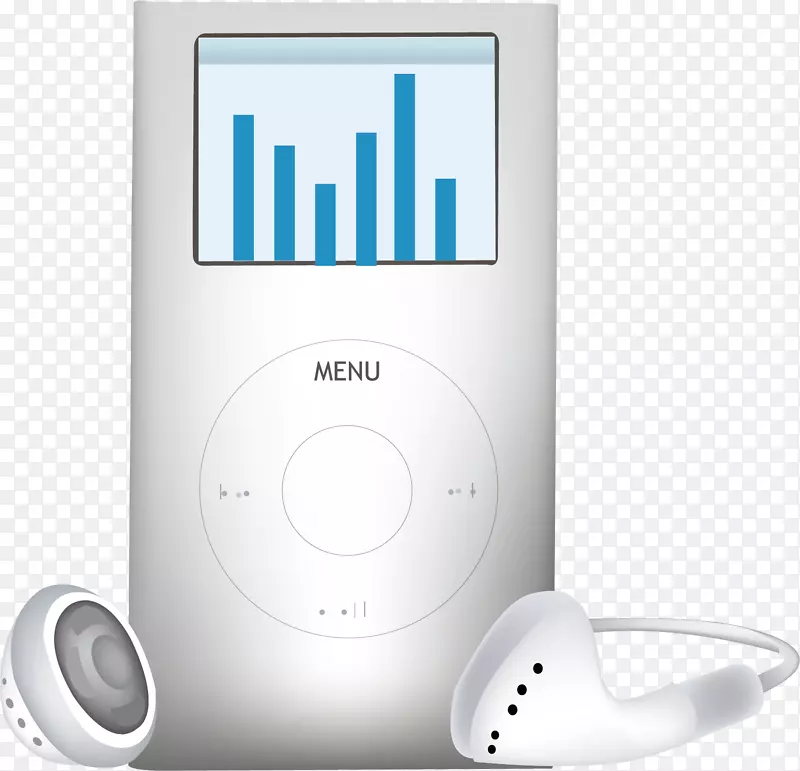 iPod mp3播放器-PNG材料耳机