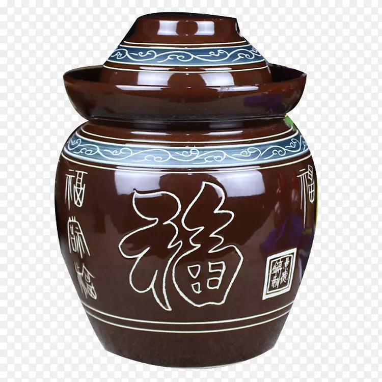 黄瓜腌制陶瓷罐-陶瓷泡菜罐