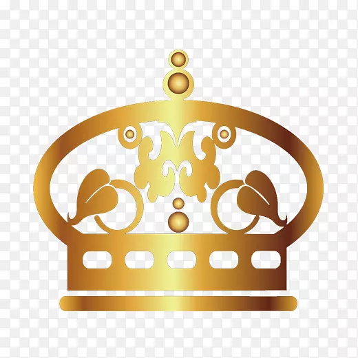 皇冠标志-金色冠标志png