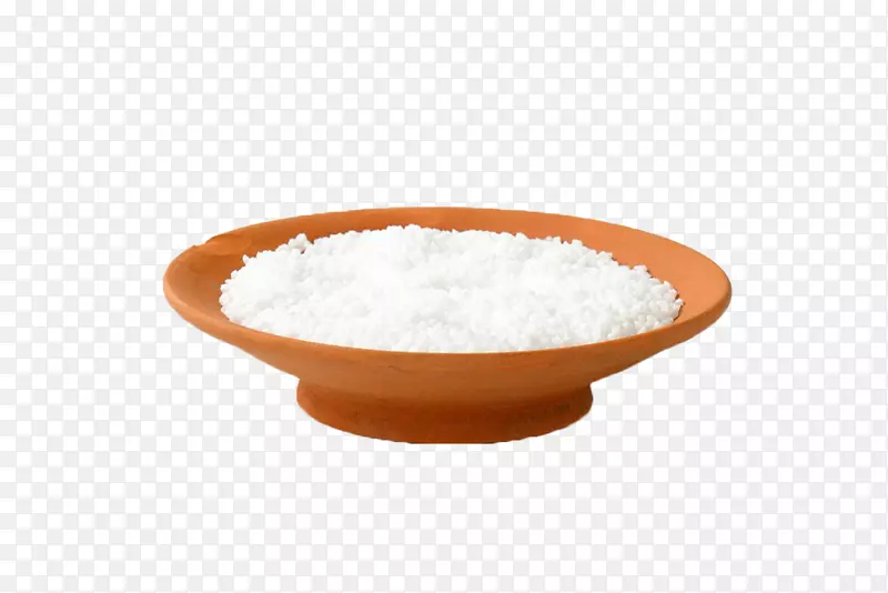 食盐菜-木盘中的食用盐
