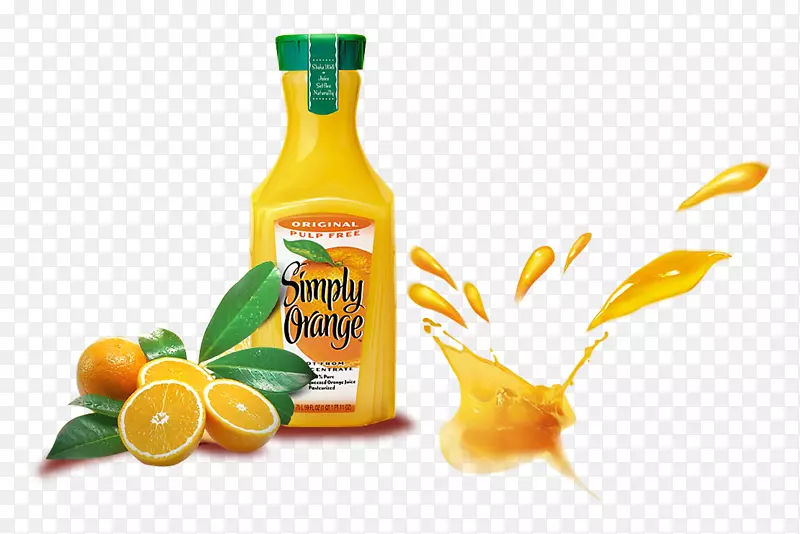 橙汁-鲜榨橙汁广告