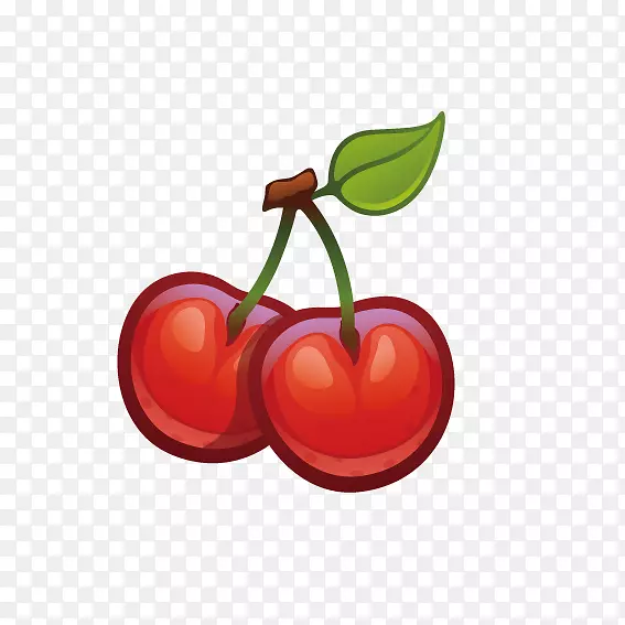 樱桃图标-美味的樱桃