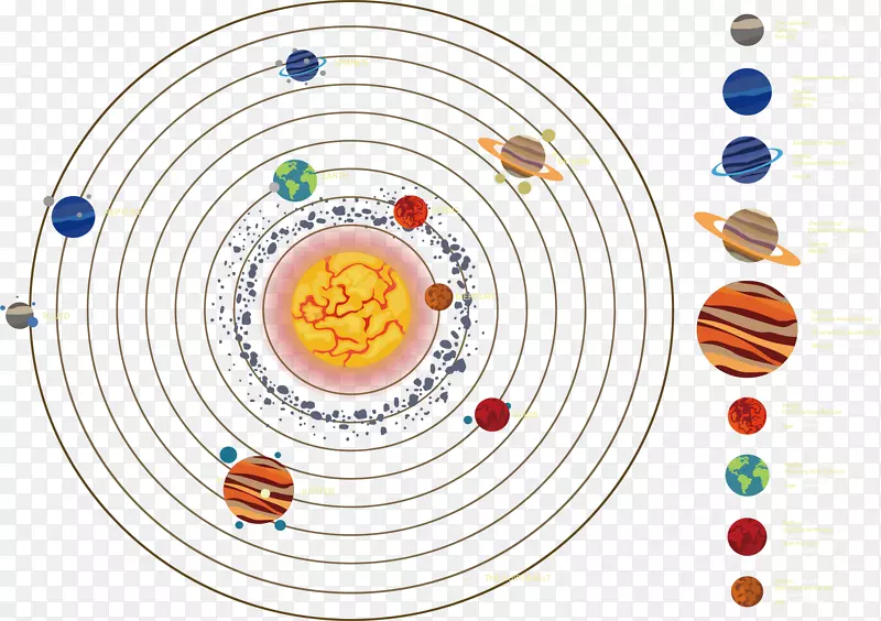 太阳系行星图标-太阳系行星