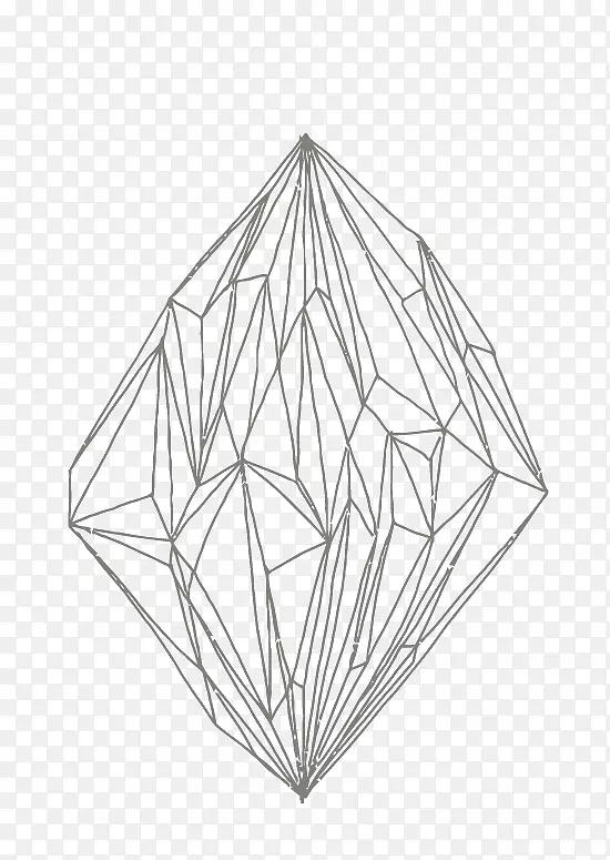 钻石黑白图案-钻石