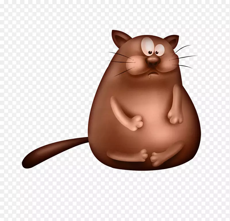 棕色老鼠电脑剪贴画-棕色老鼠