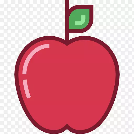 苹果可伸缩图形食物图标-苹果