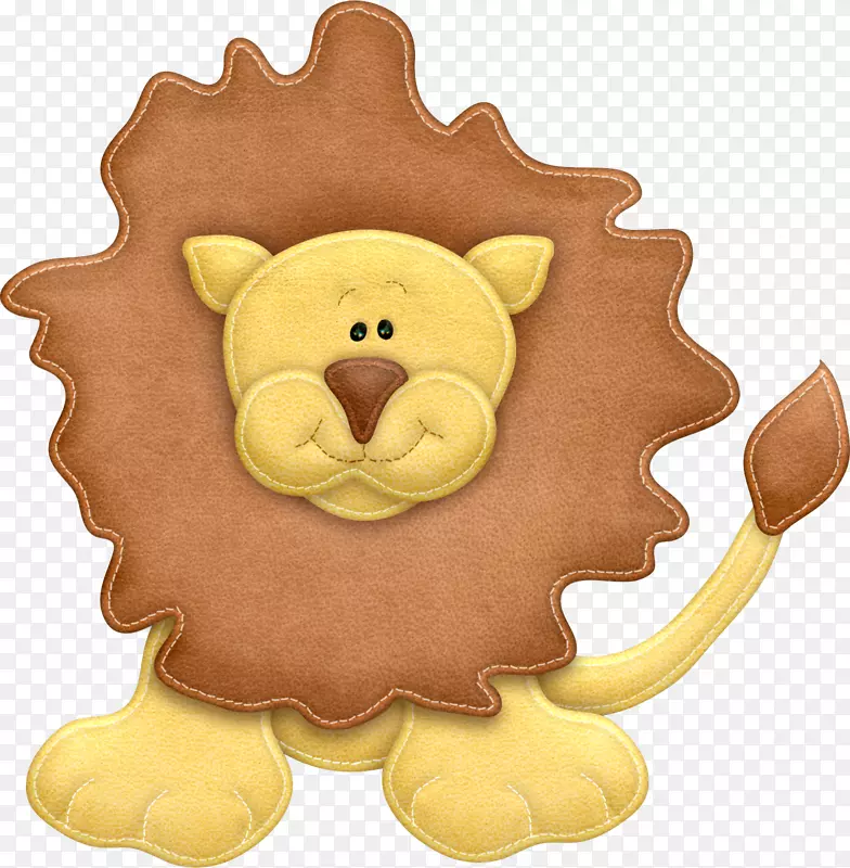 狮子剪贴画-小狮子