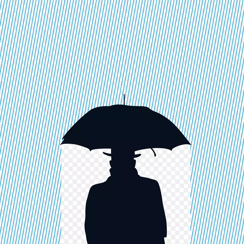 剪影雨天-雨景