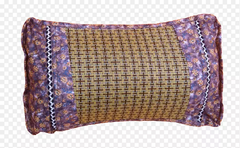 投掷枕头垫紫色图案-枕头