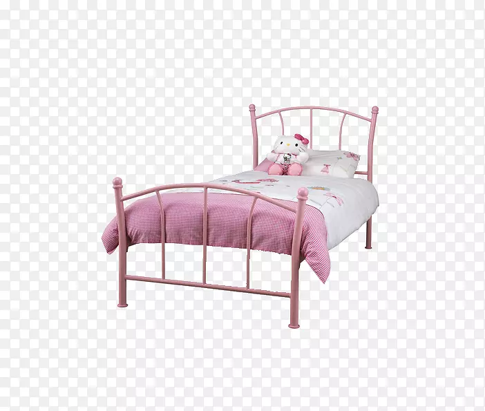 床架床头板双层床卧室-女孩床