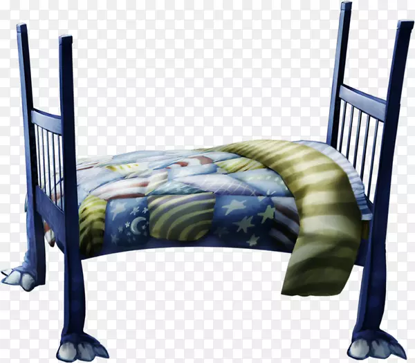 床架婴儿床家具.手绘儿童床