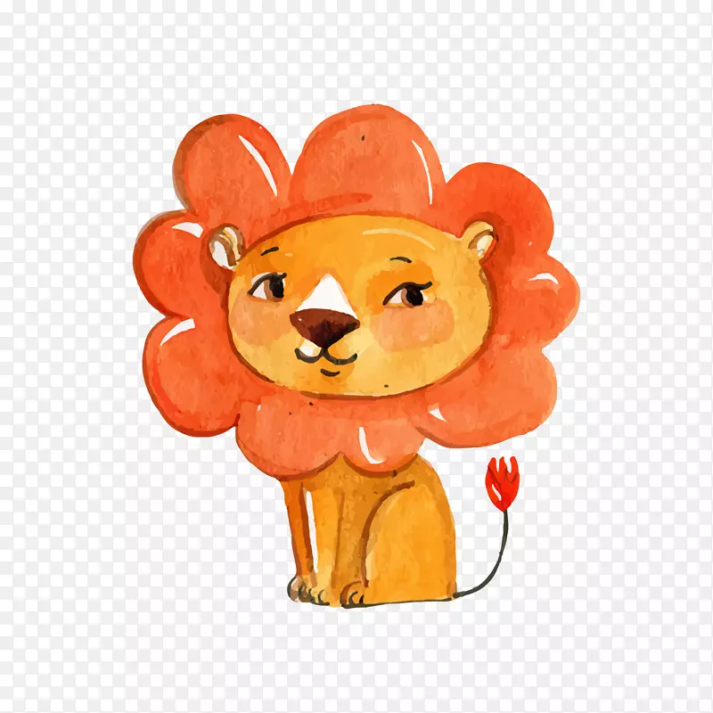 狮子图标画狮子