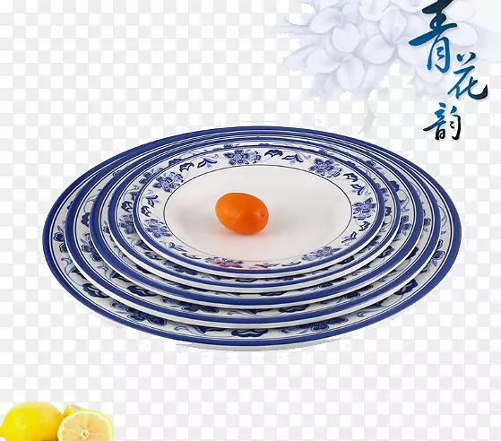 早餐盘瓷碟餐具水果甜点的早餐盘牛排盘