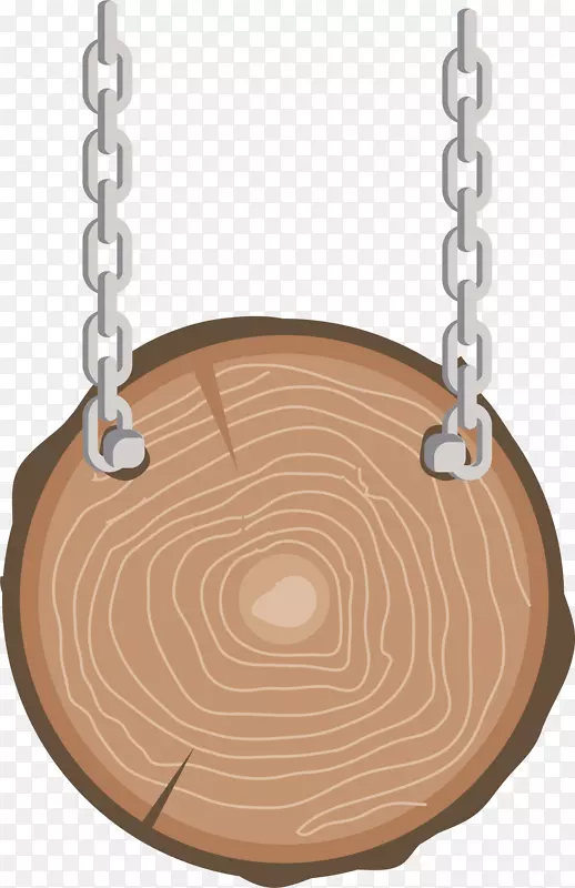 木材标牌.木制圆形标志
