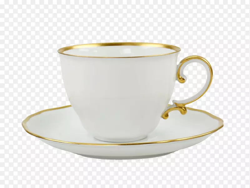 白咖啡茶咖啡杯桌白咖啡杯