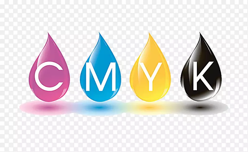 CMYK颜色模型-CMYK液滴材料