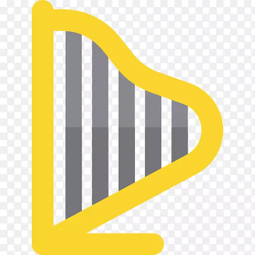 商标标志黄色字体.乐器