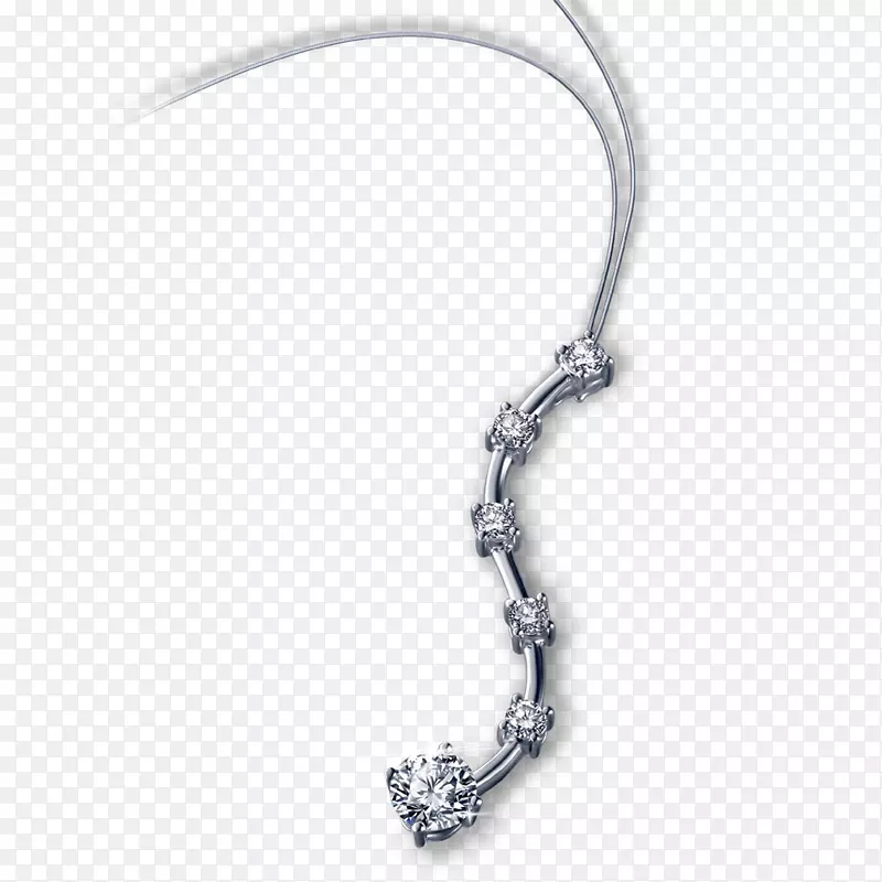 耳环项链珠宝设计师-银项链