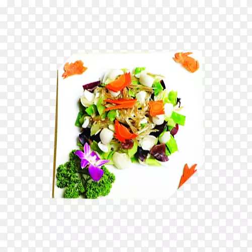 素食菜叶菜黄瓜-蔬菜杂烩图片