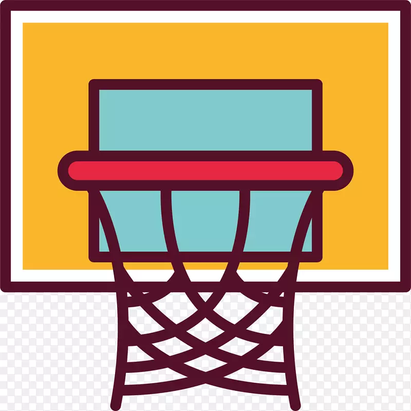 篮球剪贴画-可爱的篮球盒图标