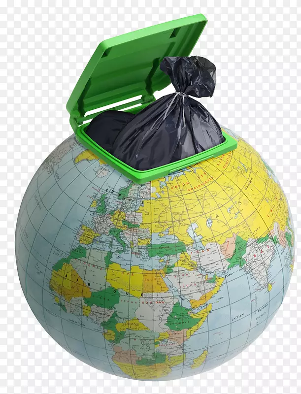 塑料袋垃圾容器垃圾袋资源创意环保全球垃圾桶