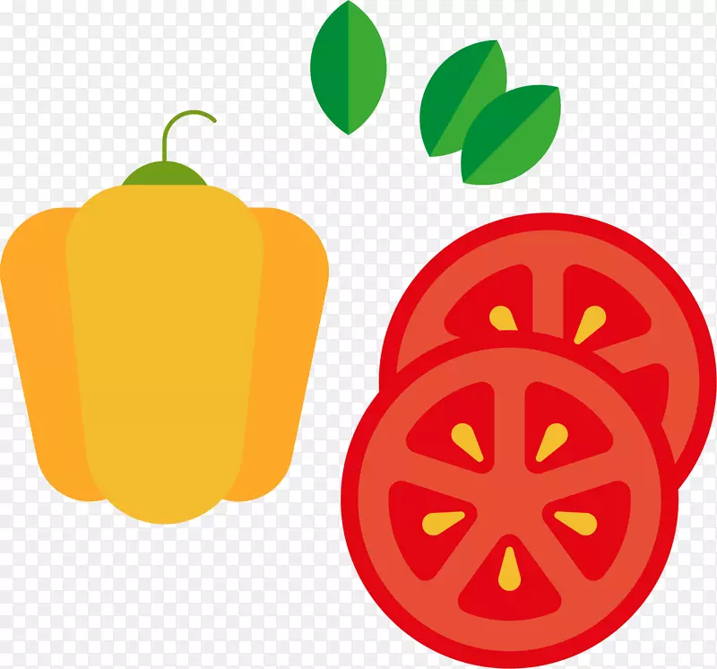 卡拉巴扎素食菜杰克-灯笼南瓜番茄-番茄，南瓜叶