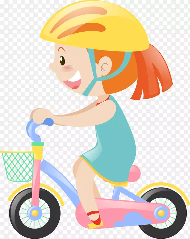体育锻炼-免费插图-学习如何骑一个孩子