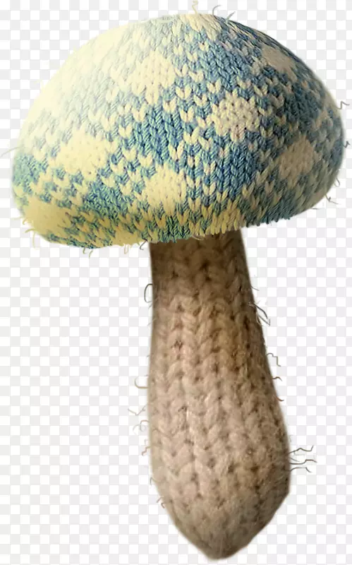 毛编编织蘑菇针织蘑菇